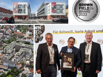 Brownfield24 Award 2022 für das Fünf-Häuser-Quartier Dreieich